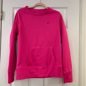 Nike Women's Vibrant Pink Hoodie Thermafit